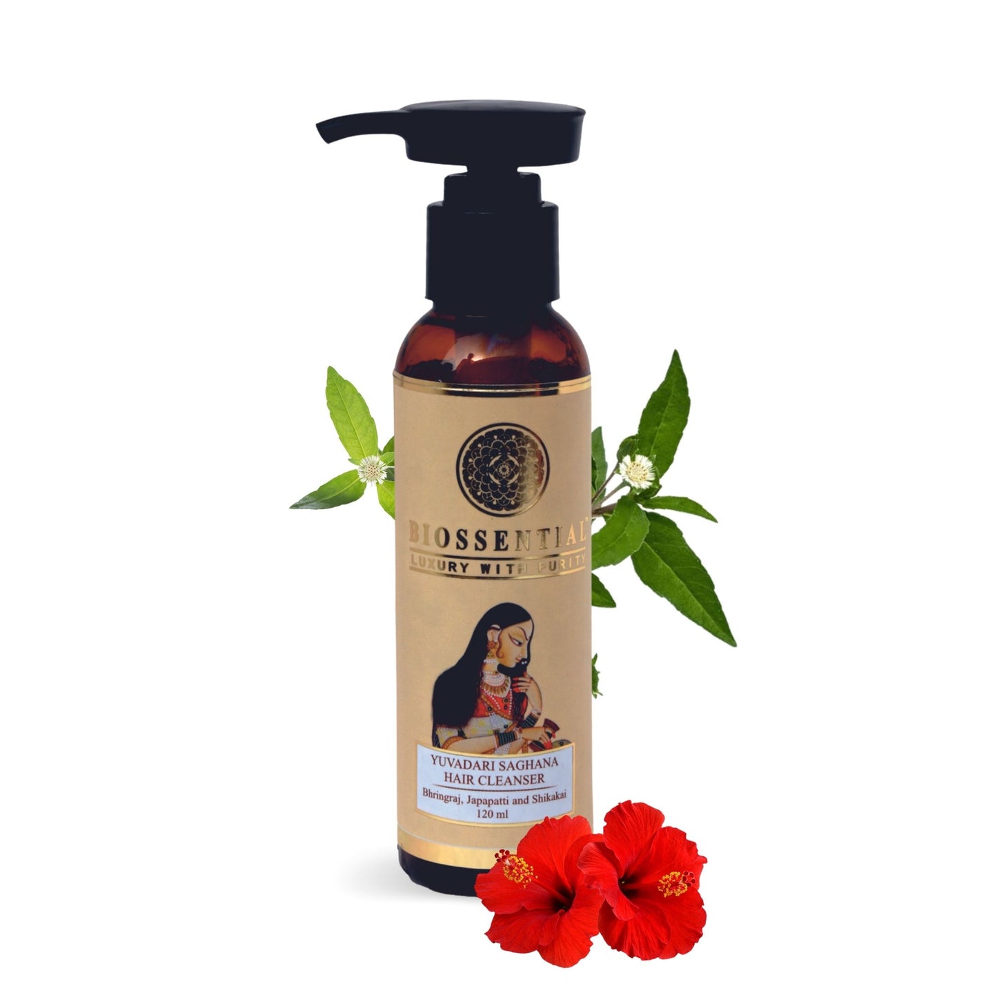 Biossential Saghana Bhringraj, Japapatti & Shikakai Hair Cleanser