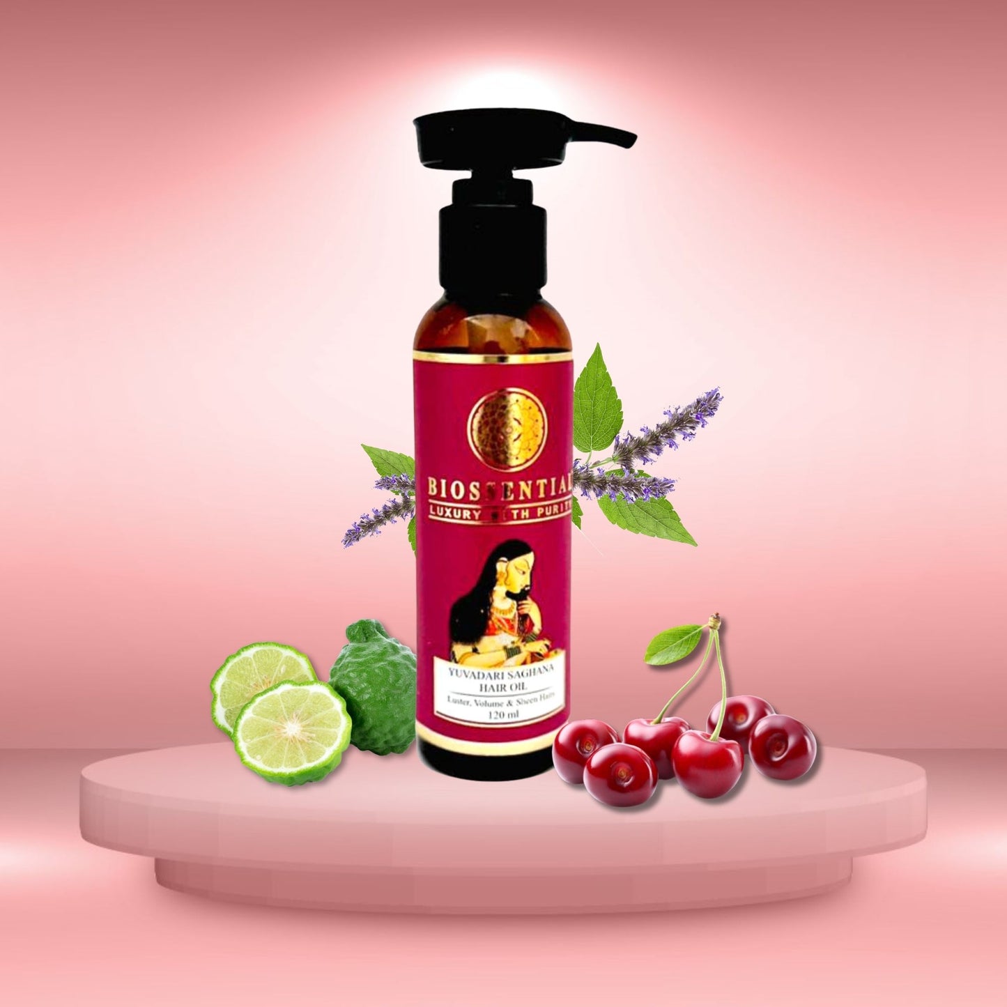 Biossential Saghana Hair Oil for Luster, Volume & Sheen Hairs