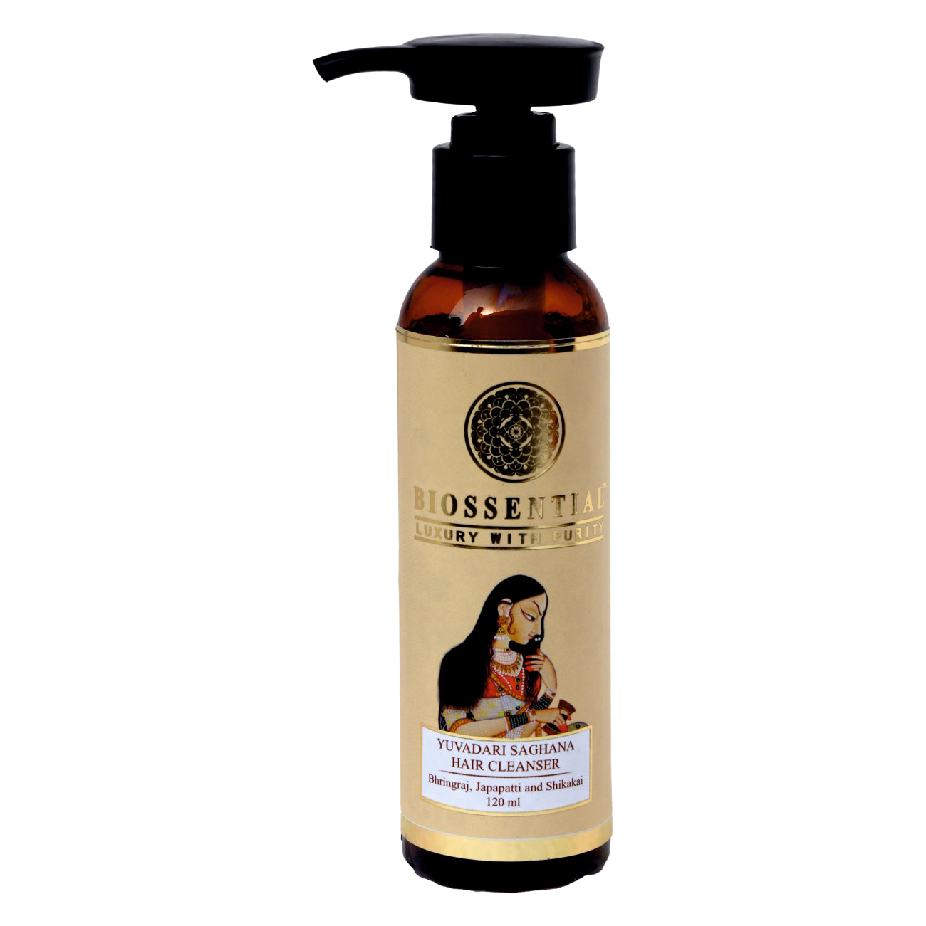 Biossential Saghana Bhringraj, Japapatti & Shikakai Hair Cleanser