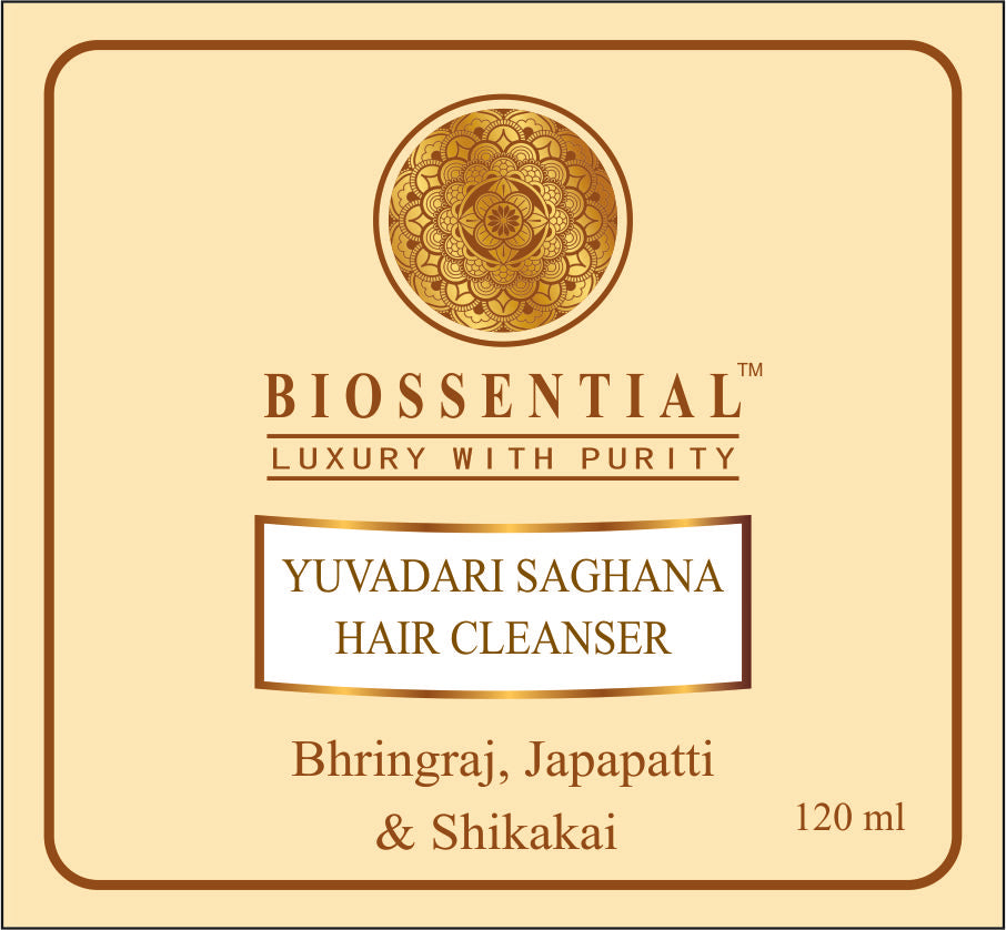 Biossential Saghana Bhringraj, Japapatti & Shikakai Hair Cleanser