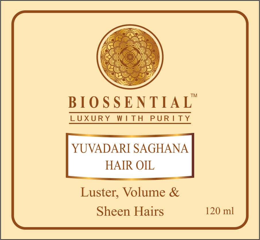 Biossential Saghana Hair Oil for Luster, Volume & Sheen Hairs