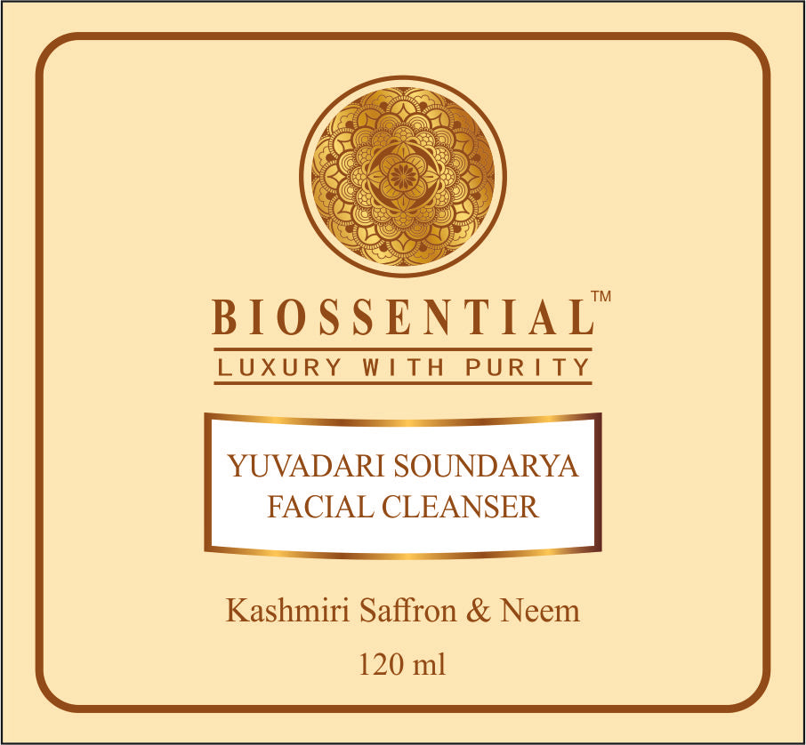 Biossential Kashmiri Saffron & Neem Face Cleanser