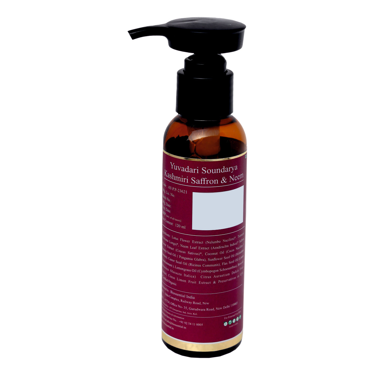 Biossential Kashmiri Saffron & Neem Face Cleanser