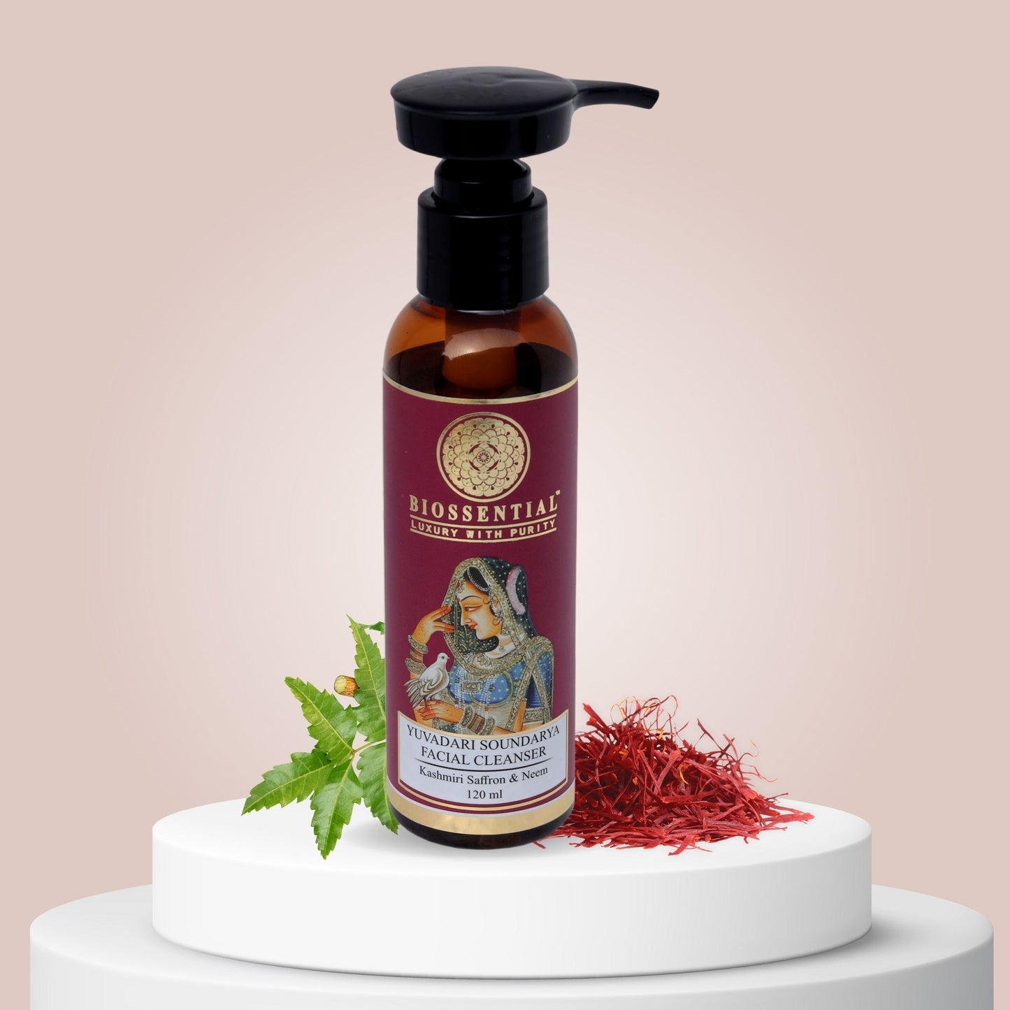 Biossential Kashmiri Saffron & Neem Face Cleanser