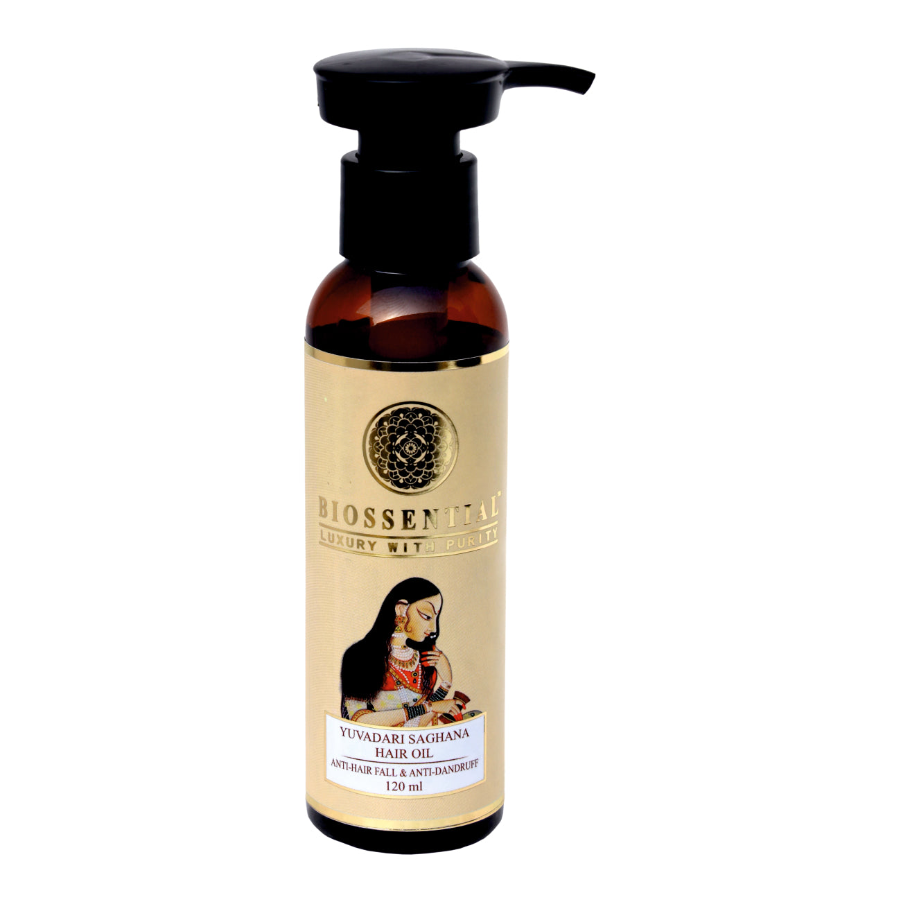 Biossential Saghana Hair Oil for Anti-Hair Fall &  Anti-Dandruff